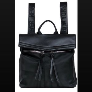 Botkier New York Black Trigger Nylon Backpack